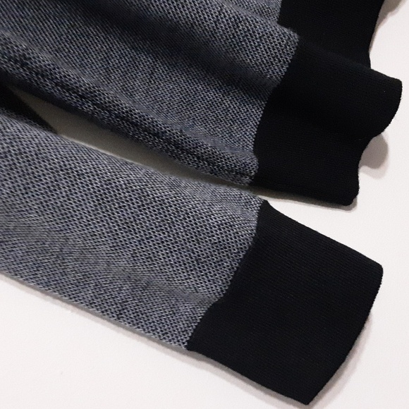 Brooks Brothers sweater pullover cardigan wool men black XL soft casual office - Picture 3 of 7